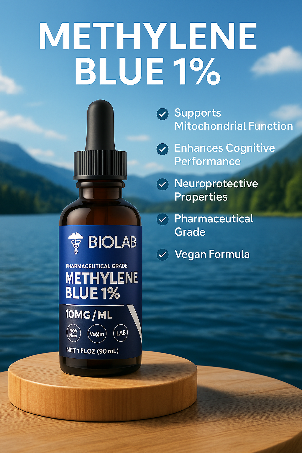 BIOLAB™ Methylene Blue 1%.